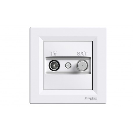 zás. Asfora TV+SAT samostatná biela 1dB